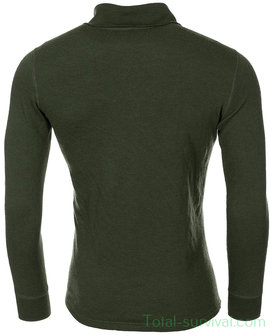 Dutch army thermal longsleeve undershirt, Unisex, Merino, OD green