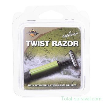 BCB Twist Razor compact outdoor shaving set CS613