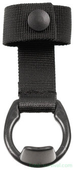Baton Holder, Nylon, black, for belt and &quot;MOLLE&quot;-System