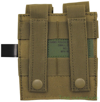 MFH double ammo pouch small, &quot;MOLLE&quot;, coyote tan