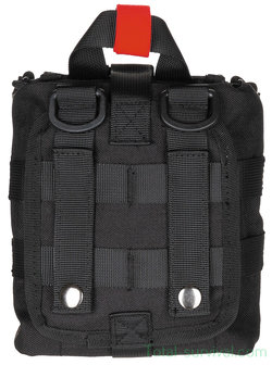 MFH Tactical Pouch, First Aid, small, &quot;MOLLE&quot;, black