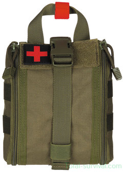 MFH Tactical Pouch, First Aid, small, &quot;MOLLE&quot;, OD green