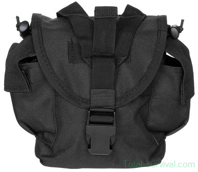 MFH canteen pouch, MOLLE, black