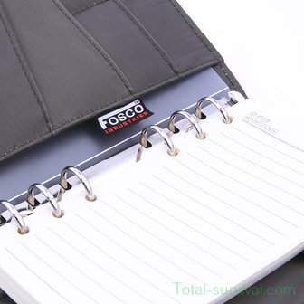 Fosco polyester notebook Outdoor small, OD green