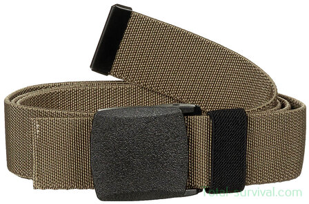 Web Belt, &quot;Tactical Elastic&quot;, coyote tan, max length 140cm