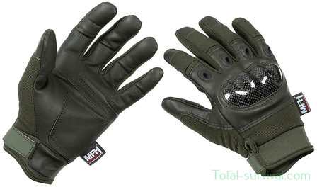 MFH Tactical Gloves, &quot;Mission&quot;, green