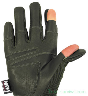 MFH Tactical Gloves, &quot;Mission&quot;, green