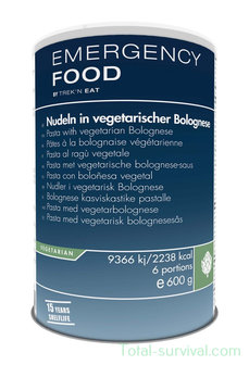 Trek &#039;n Eat Emergency Food Vegetarische pasta bolognese 600G blik