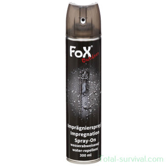 Spray d&#039;impr&eacute;gnation universel Fox outdoor 300ml, hydrofuge et anti-salissures
