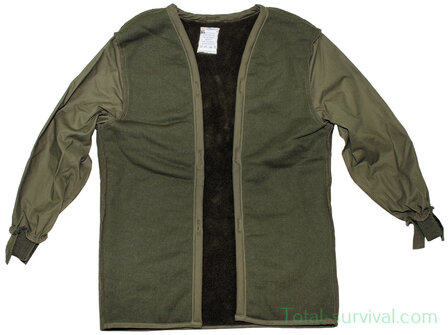 KL Thermal liner for smock jackets &quot;Cold Weather&quot;, fur lining, OD green