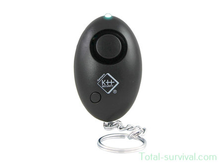 KH Security Keychain Alarm with LED Black