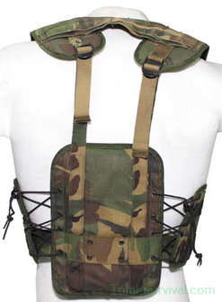 KL landmacht load carrying vest, woodland DPM