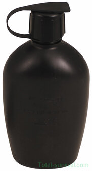 Avon canteen 1L with connection for gas masks, black