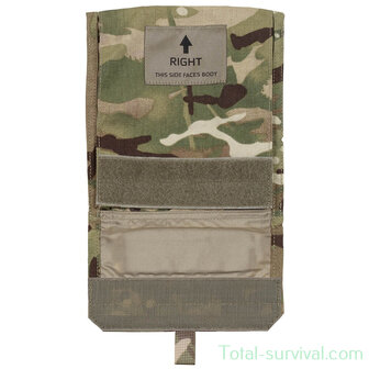 British Army side plate carrier / side pouch, Virtus right, MTP multicam