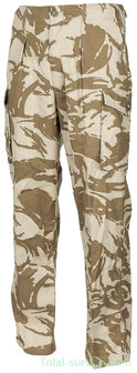 Pantalon de combat BDU de l&#039;arm&eacute;e britannique &quot;Tropical&quot;, Desert DPM