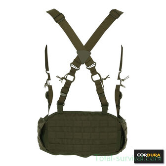 101 Inc Combat belt load carrying set Cordura LQ16205+LQ15292 Molle, vert olive