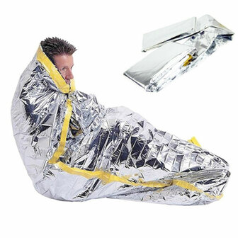 MFH Emergency sleeping bag silver 200x85CM
