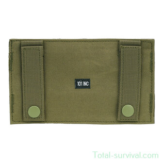 101 Inc MOLLE patch adapter hook + loop big, OD green