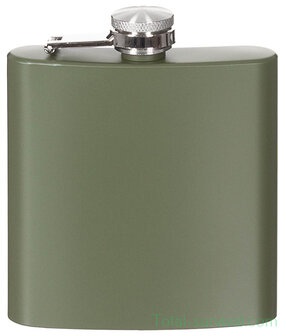 Fox outdoor Hip Flask, Stainless Steel, OD green, 6 OZ, 170 ml