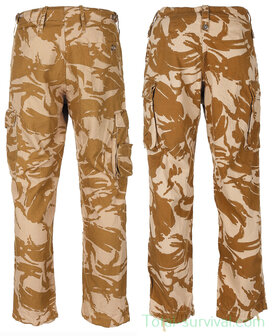 Pantalon de combat BDU de l&#039;arm&eacute;e britannique &quot;Lightweight&quot;, Desert DPM