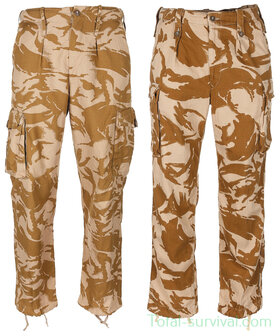 Pantalon de combat BDU de l&#039;arm&eacute;e britannique &quot;Lightweight&quot;, Desert DPM