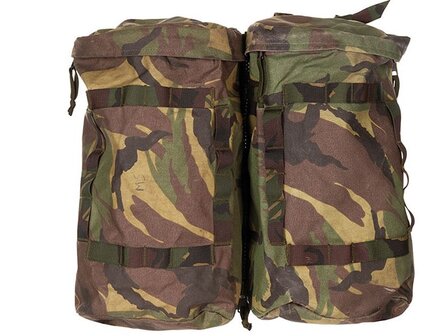 Niederl&auml;ndische Armee Daypack Rucksack / Seitentaschen 2x10L, DPM camo