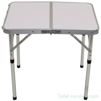 Table de camping pliante en aluminium Fox outdoor avec poign&eacute;e