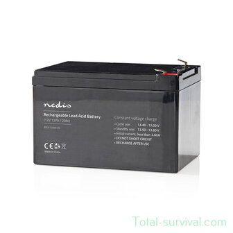 Nedis rechargeable lead battery 12V 12000 mAh
