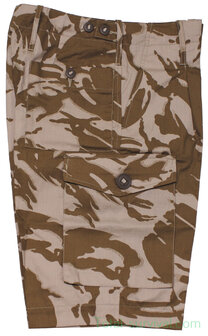 Pantalon de combat BDU Bermuda de l&#039;arm&eacute;e britannique &quot;Combat&quot;, Desert DPM