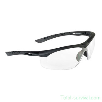 SwissEye Schutzbrille Lancer STANAG 4296, clear schwarz
