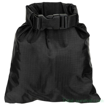 MFH Water resistant Drybag, Rip Stop, 1L, black