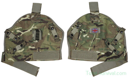British Army Osprey MK4 Upper Arm Cover, Pair (Left-Right), MTP Multicam