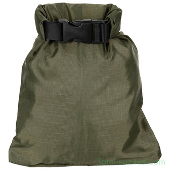 MFH Water resistant Drybag, Rip Stop, 1L, OD green