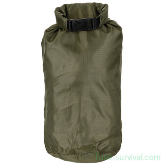 MFH Water resistant Drybag, Rip Stop, 4L, OD green