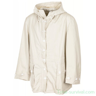 Swedish army snow parka with hood, M62, white - Total-Survival