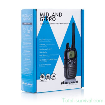 Midland - G7 PRO professional radio, PMR / LPD