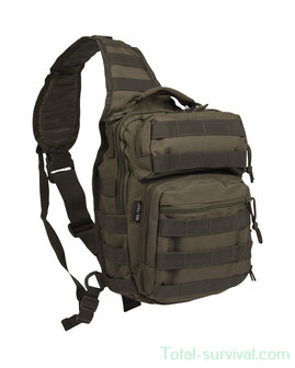 Mil-tec One strap backpack 15l, Assault, OD green