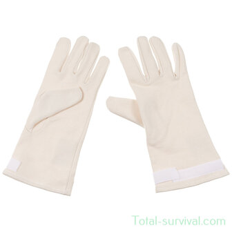 Bennet gants interieures Fleece, blanc