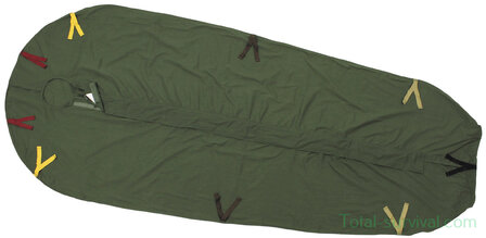 British Army sleeping bag liner, Fecsa &quot;Modular Lightweight&quot;, OD green