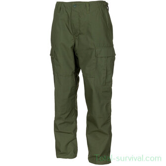 MFH US Combat Pants BDU, Rip Stop, OD green