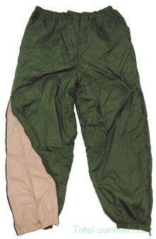 Thermo-pantalons Britanique, r&eacute;versible, vert olive / kaki