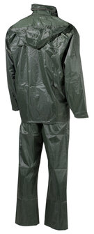 MFH Rainsuit 2-piece, OD green