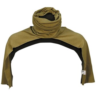 Dutch army turtleneck scarf, khaki