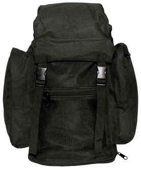 Britischer Rucksack 30L &quot;Patrol&quot; mit Seitentaschen, schwarz
