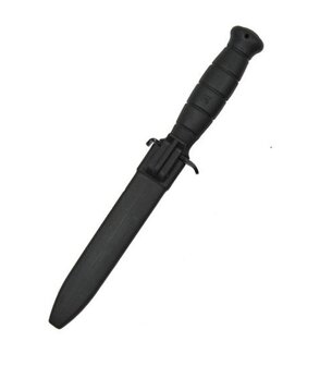 Couteau de terrain Glock Bundesheer FM81 avec lame de scie et &eacute;tui en polym&egrave;re, noir