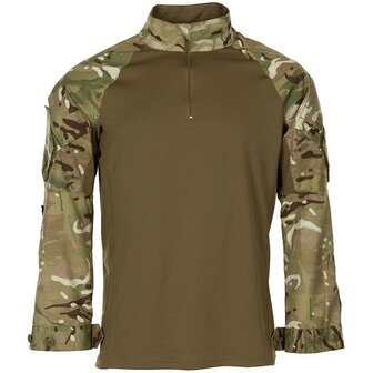 Britse leger Combat Shirt longsleeve, &quot;UBAC&quot;, Normaal, MTP Multicam