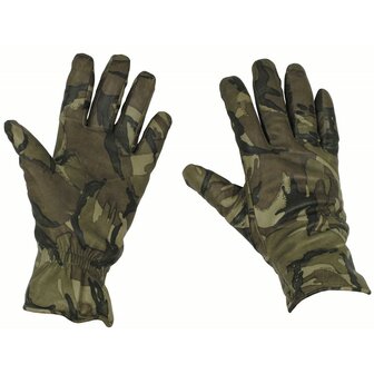 British army combat gloves MKII cold weather lined, leather, MTP Multicam