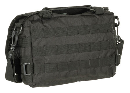 Sac &agrave; bandouli&egrave;re tactique MFH 5l, Molle, noir