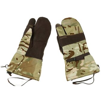 British army mittens cold weather, &quot;W+R Blizzard&quot;, lined, MTP Multicam