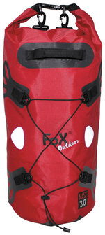 Fox outdoor Water resistant Drybag, &quot; Drypak 30 &quot;, 30L, Red